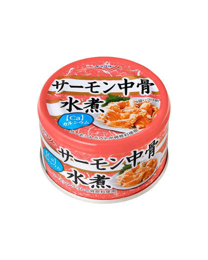 サーモン中骨水煮